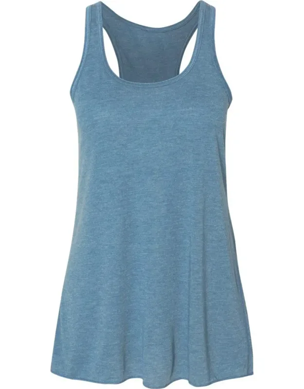 Flowy Racerback Tank - Relaxed Fit, A-line Body