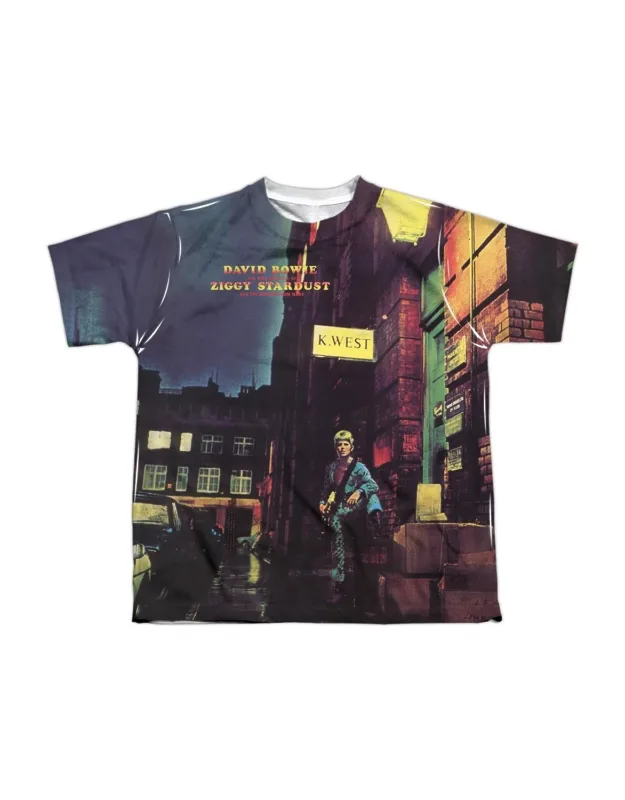 David Bowie Ziggy Star Dust Short Sleeve Poly Crew T-shirt