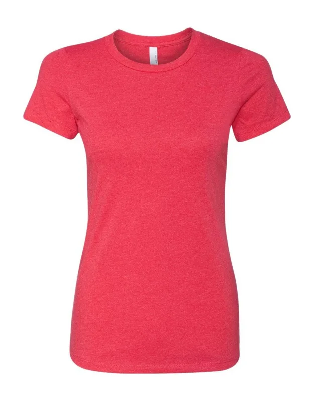 Next Level Cvc T-shirt Set-in 1x1 Baby Rib Collar, Side Seams