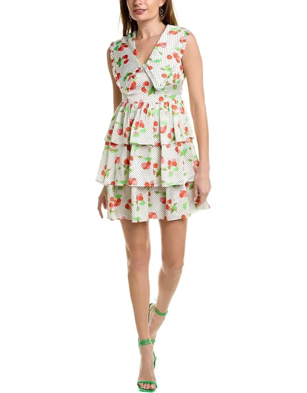Manoush Dress, Chantilly Pattern, 100% Viscose