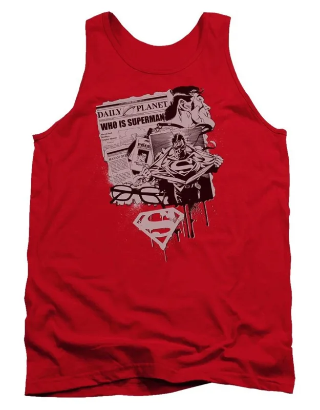 Superman Identity Tank Top