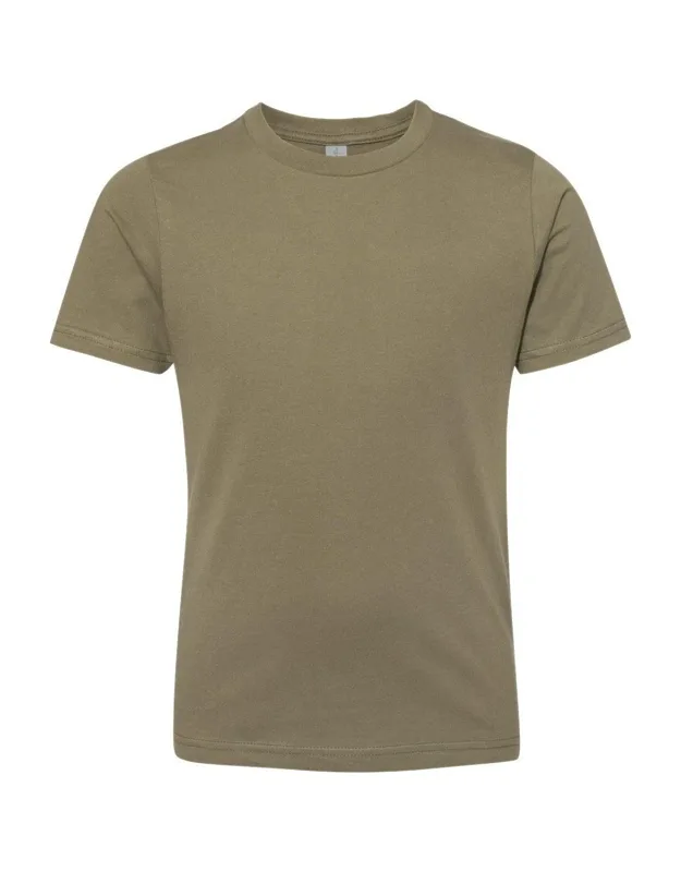 Next Level Youth Cotton T-shirt, 100% Combed Cotton Jersey
