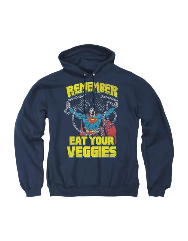Superman Veggie Power Hoodie / Hooded Sweatshirt, Stylish For Everyday Wear