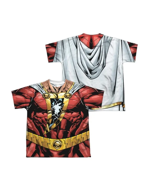 Justice League Of America Shazam Uniform Short Sleeve Tee
