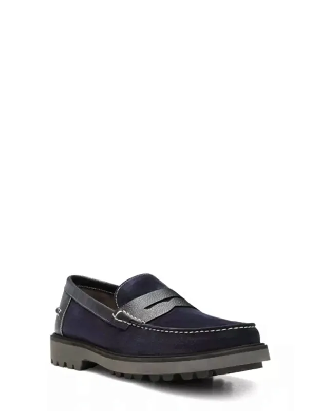 Jimmy Suede Penny Loafers