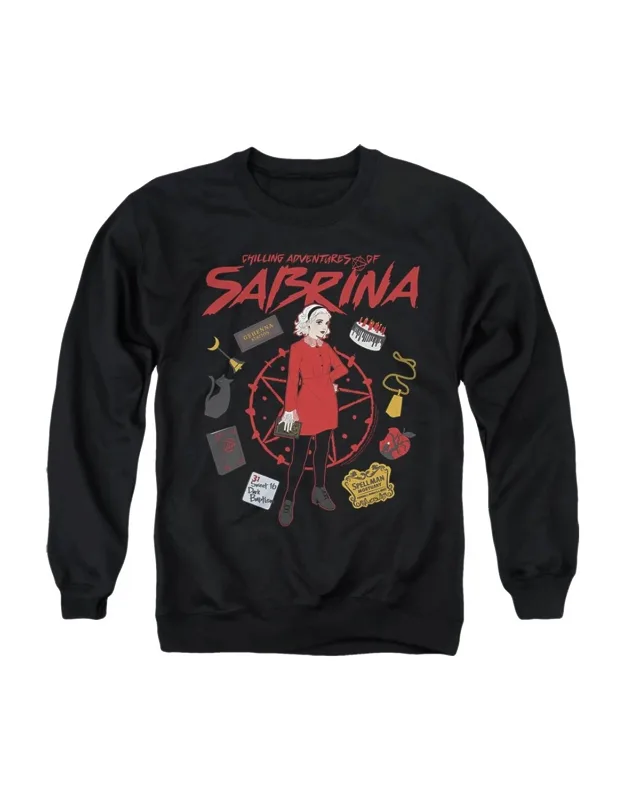 Chilling Adventures Of Sabrina Circle Crewneck Sweatshirt