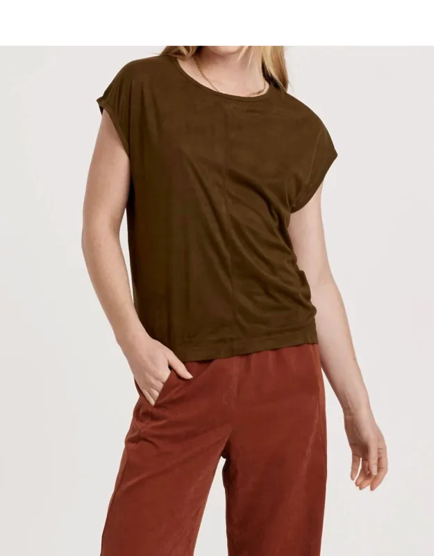 Lacey Suede Top