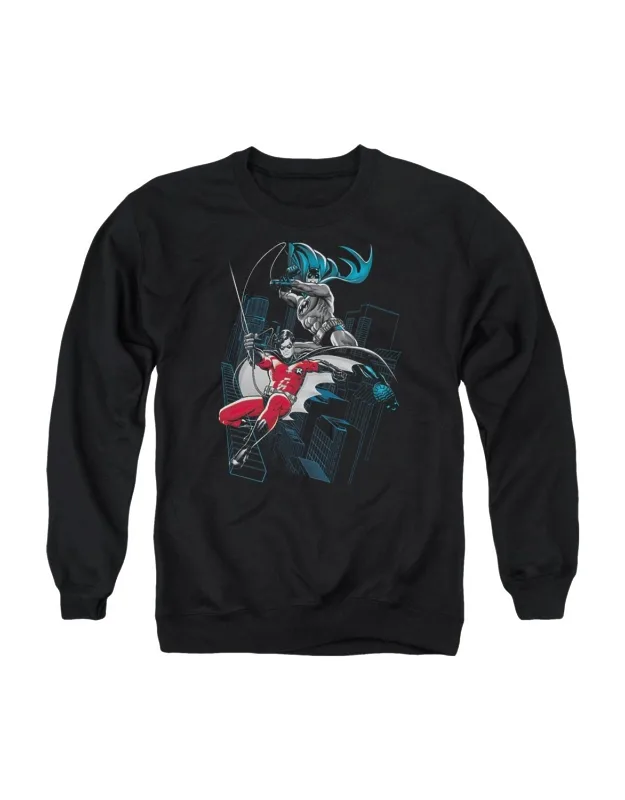 _batman Black And White Crewneck Sweatshirt Authentic Officially Licensed_