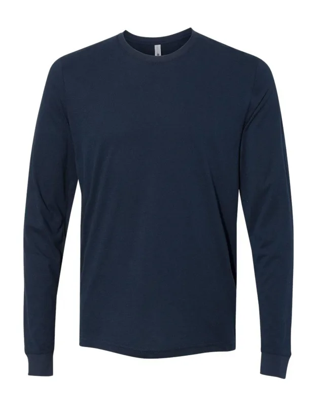 Sueded Long Sleeve T-shirt With Ribbed Cuffs