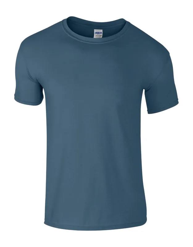 Gildan Short Sleeve Soft-style T-shirt With Preshrunk Jersey Cotton And Slimmer Eurofit