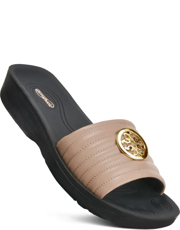 Otis Sandals With Orthotic Footbed And Shock Absorption