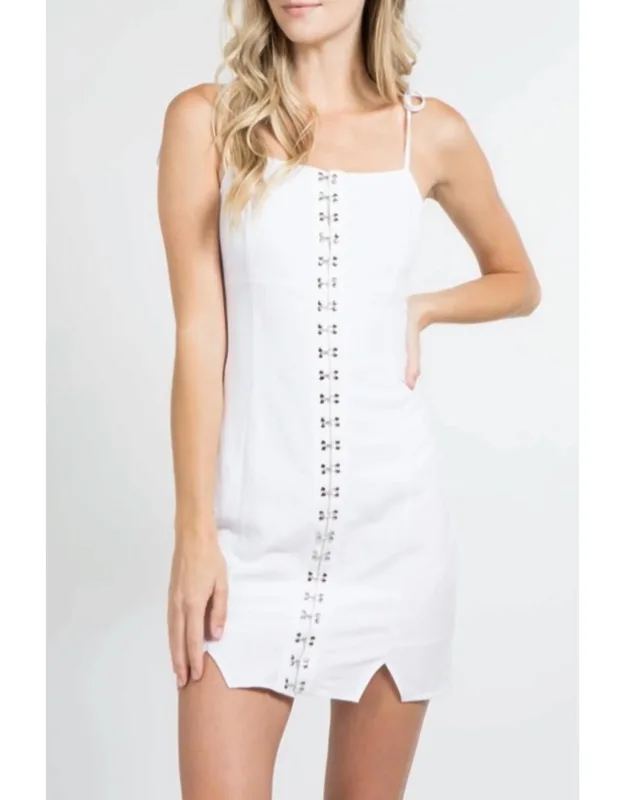 Hook And Eye Short Dress