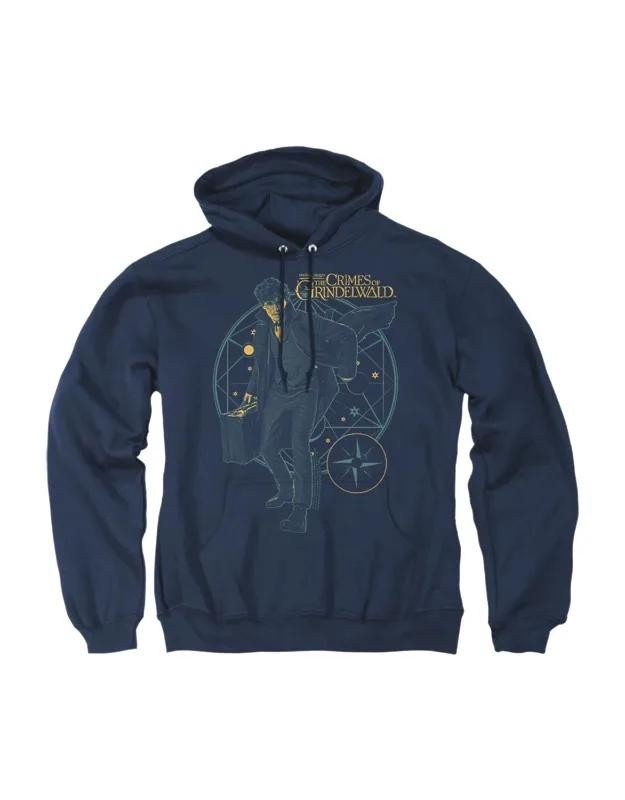 Fantastic Beasts 2 Suitcase Pull Over Hoodie / Hooded Sweatshirt - Stylish For Everyday Wear, 100% Officially Licensed