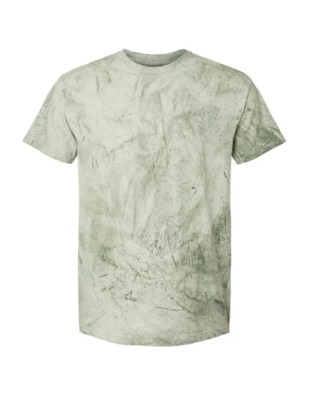 Comfort Colors Colorblast Heavyweight T-shirt With Relaxed Fit And Double-needle Topstitched Collar
