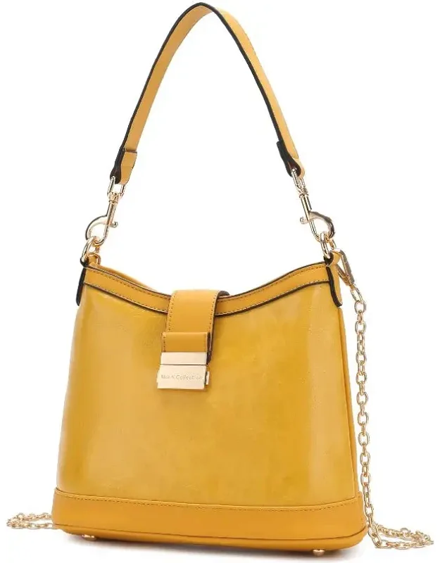Pilar Vegan Leather Shoulder Handbag