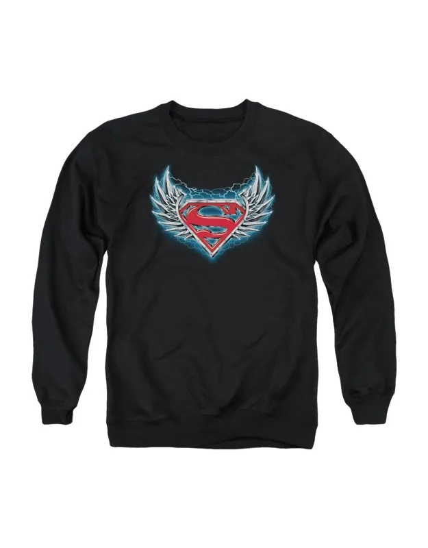 Superman Steel Wings Logo Crewneck Sweatshirt