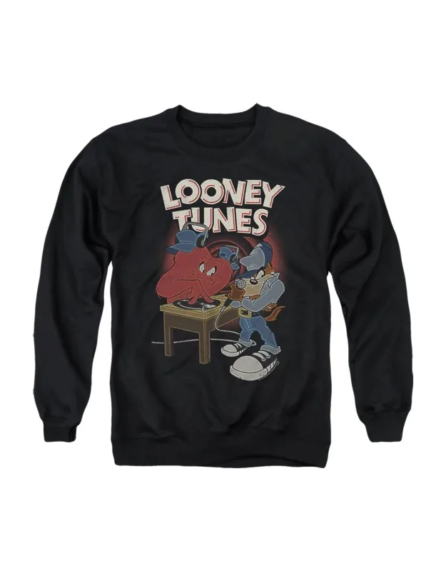 _looney Tunes Crewneck Sweatshirt - Stylish For Everyday Wear, 50% Cotton And 50% Polyester_