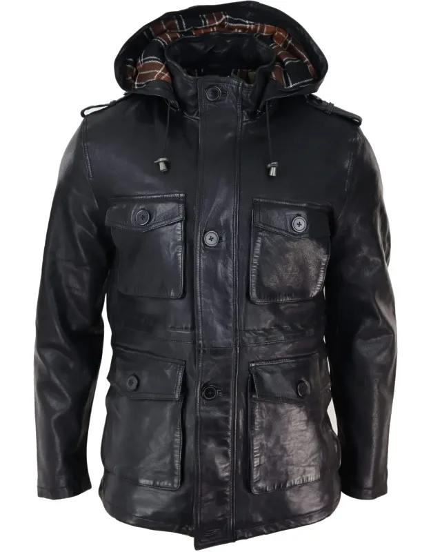 Duffle Coat With Detachable Hood
