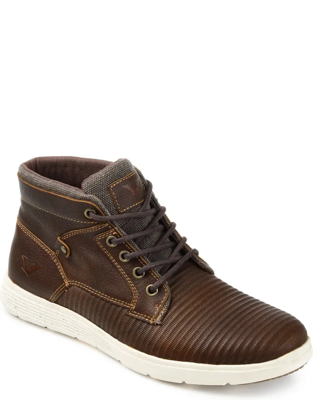 Casual Leather Sneaker Boots