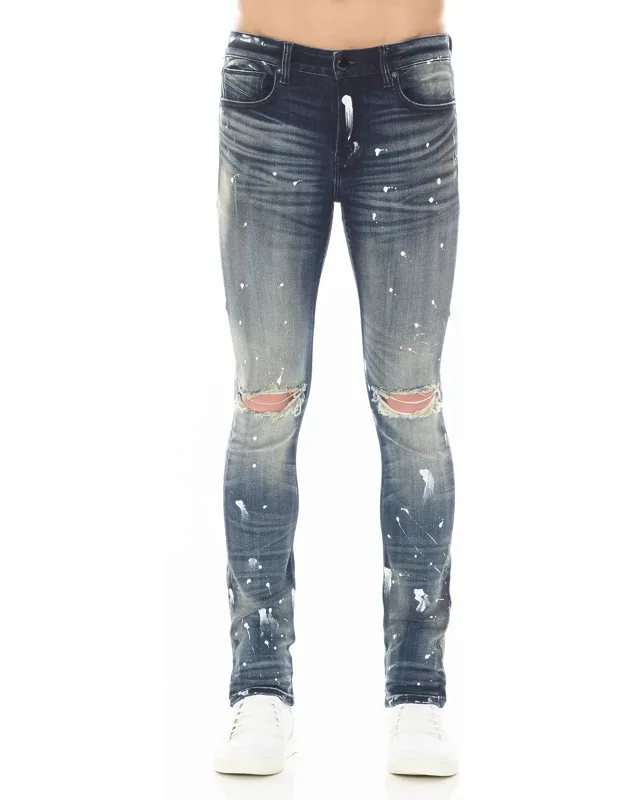 Strat Super Skinny Fit Jean With Premium Stretch Denim And Vintage Wash