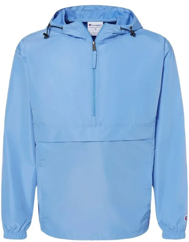 Packable Quarter-zip Jacket - Wind- And Water-resistant