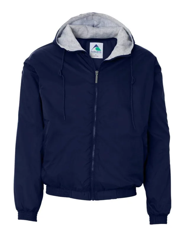 Fleece Lined Hooded Jacket