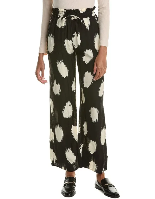 Ba Pant With Dual Front Angled Pockets And Elasticized Drawstring Waistband