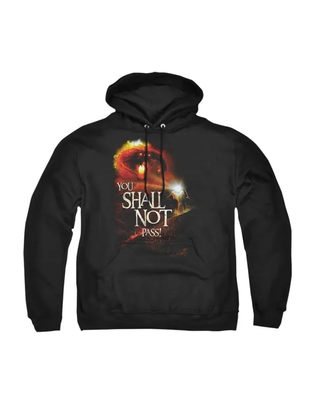 Lord Of The Rings You Shall Not Pass Hoodie - 50% Cotton, 50% Polyester