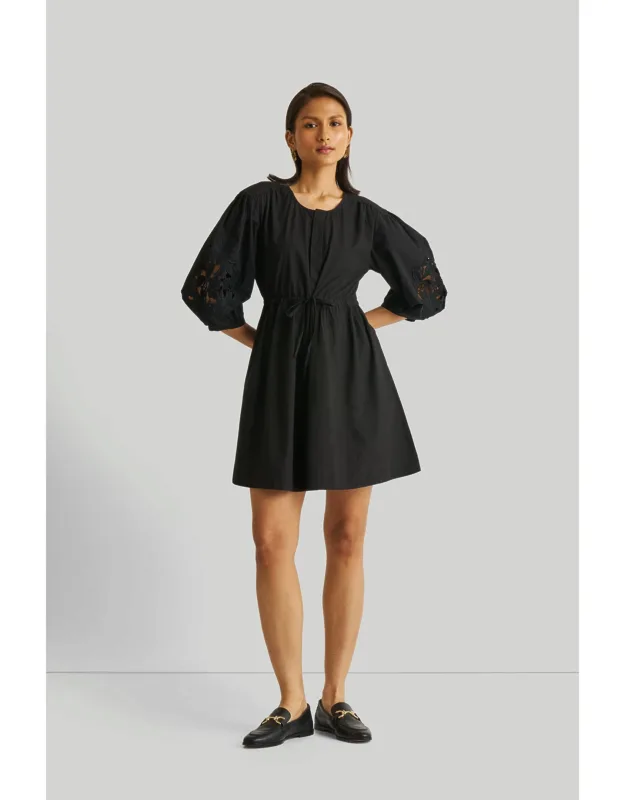 Shirt Dress With Balloon Sleeves