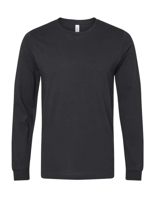Jersey Long Sleeve Tee, 100% Airlume Combed And Ringspun Cotton, Retail Fit