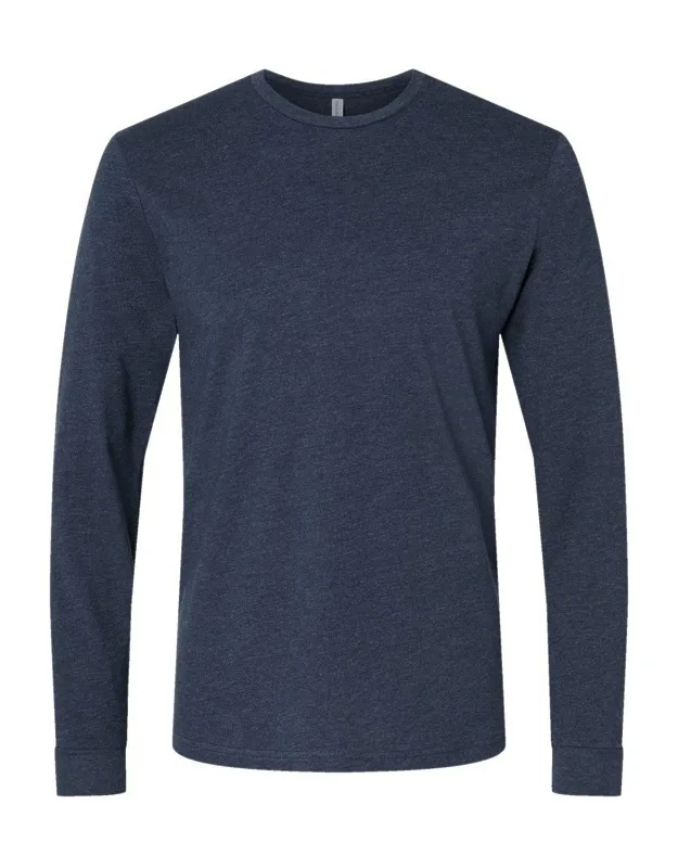 Next Level Cvc Long Sleeve T-shirt With Classic Fit And Tear Away Label