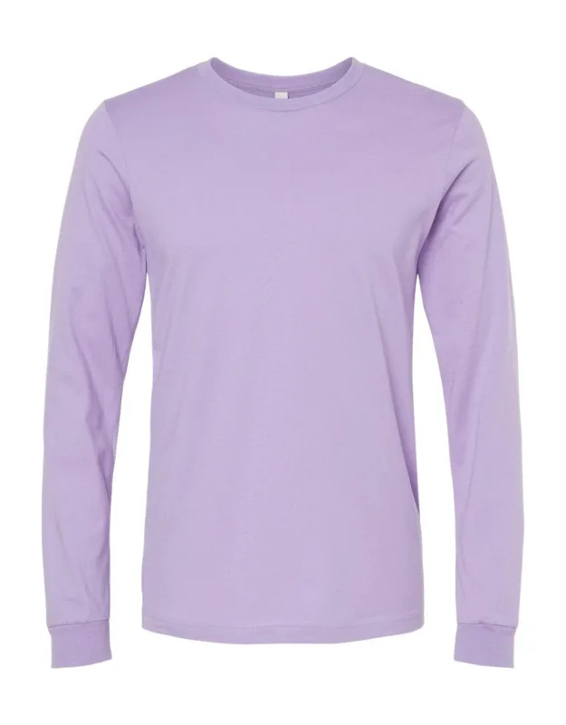 Jersey Long Sleeve Tee, 100% Airlume Combed And Ringspun Cotton, Retail Fit