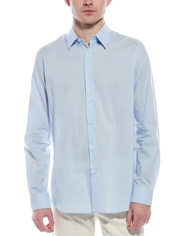 Regular Fit Shirt - Timeless Blue, Classic Button Cuffs