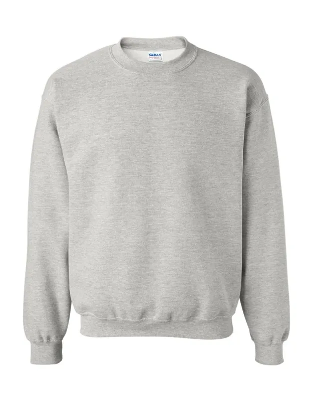 Gildan Heavy Blend Crewneck Sweatshirt With Air Jet Spun Yarn And Double-needle Stitching