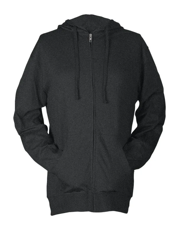 Beach Full-zip Hooded Long Sleeve T-shirt