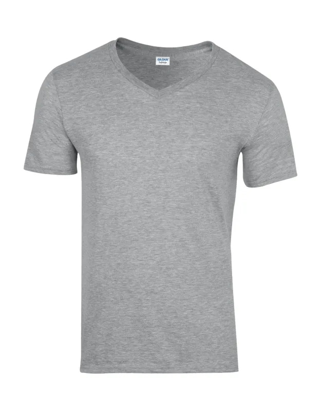 Soft Style V-neck Short Sleeve T-shirt