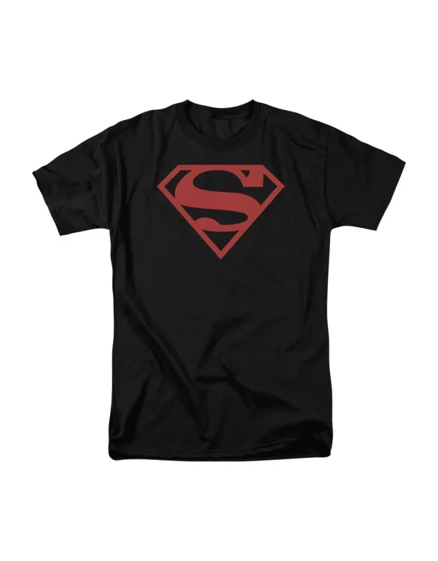 Superman Shield Short Sleeve Tee - 100% Cotton, Officially Licensed