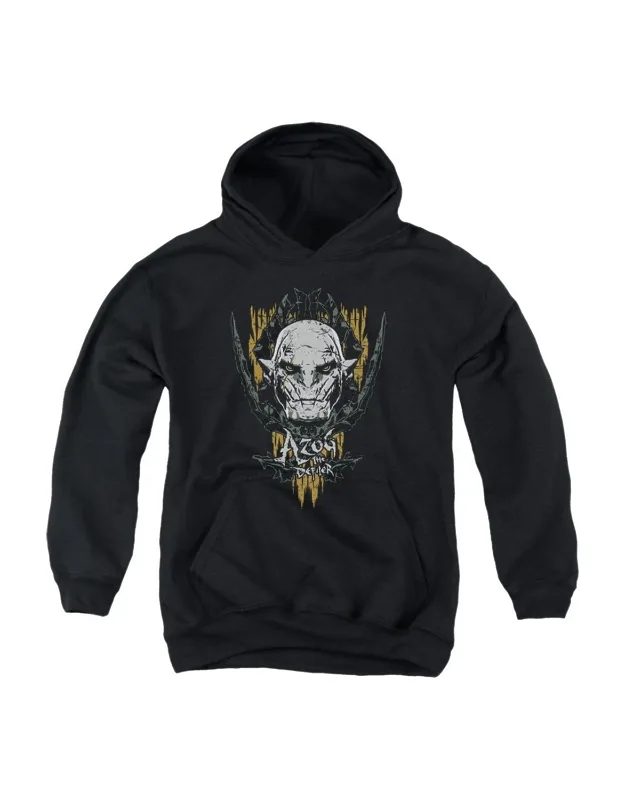 Hobbit Azog Youth Pull Over Hoodie - Stylish And Easy