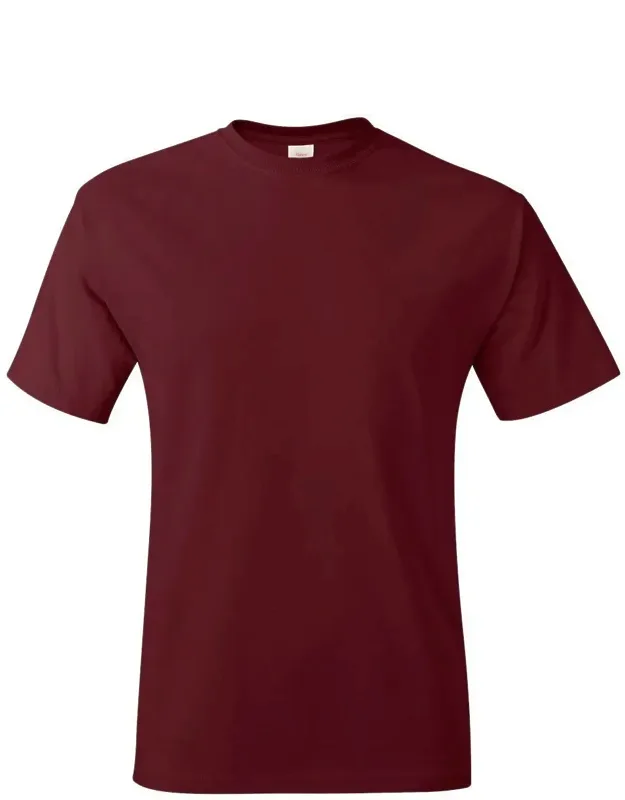 Hanes Authentic T-shirt Classic Fit & Set-in 1x1 Ribbed Crewneck