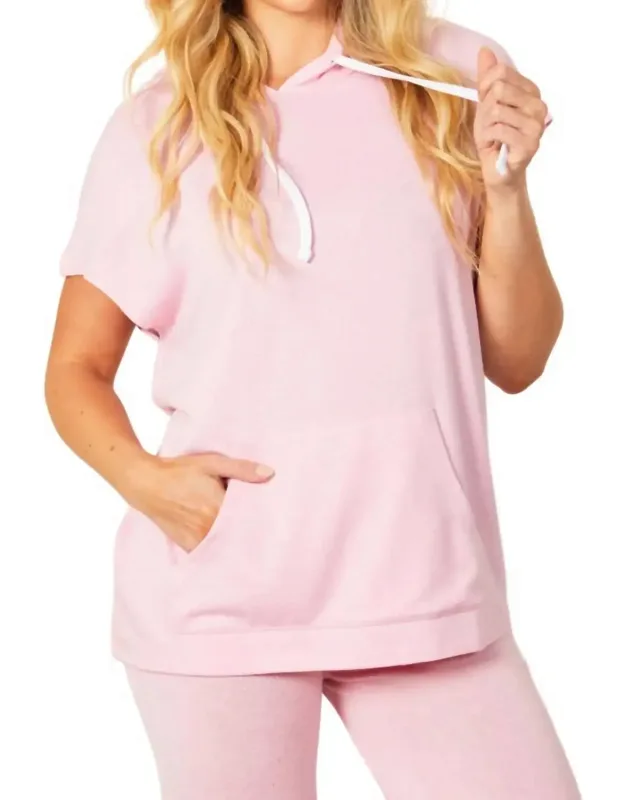 Sleeveless Hoodie With Pocket