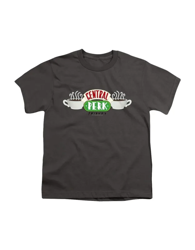 Friends Central Perk Logo Short Sleeve Tee - Stylish Everyday Wear, 100% Cotton