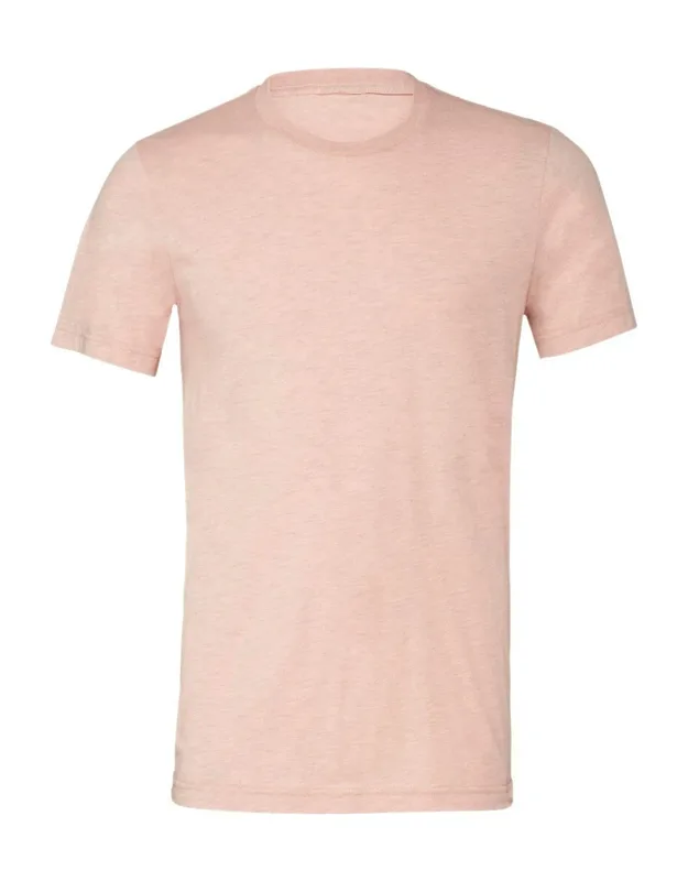 Bella + Canvas Cvc Jersey Tee Retail Fit, Coverstitched Collar And Sleeves