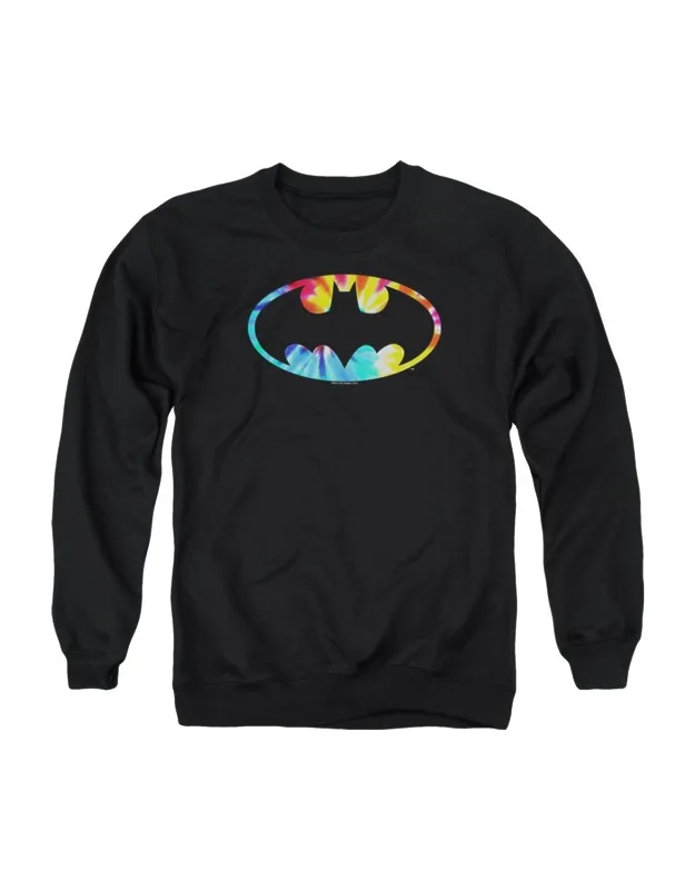 Batman Tie Dye Logo Crewneck Sweatshirt