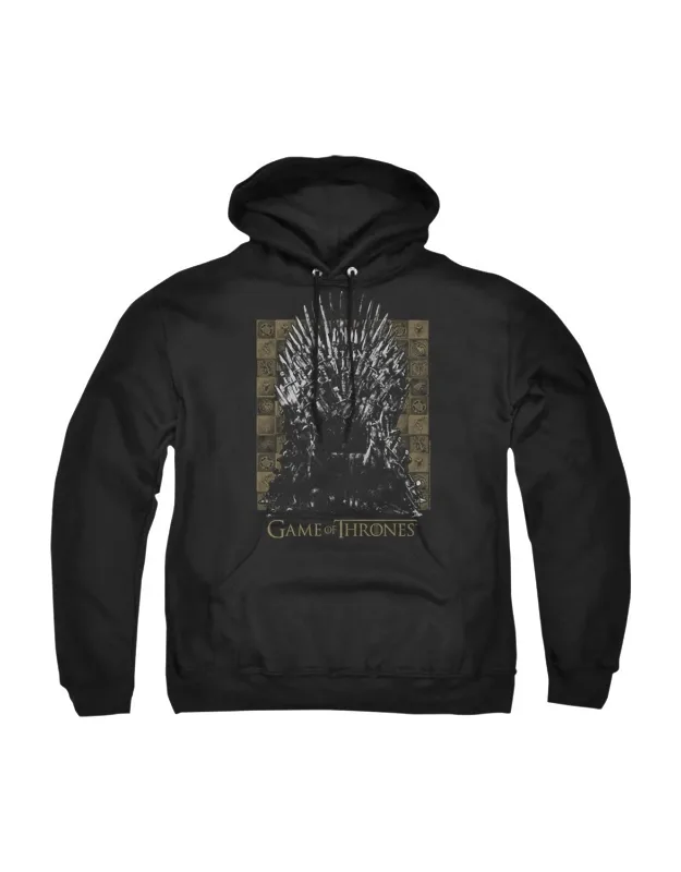 Game Of Thrones Iron Throne Hoodie - Stylish For Everyday Wear, 50% Cotton And 50% Polyester