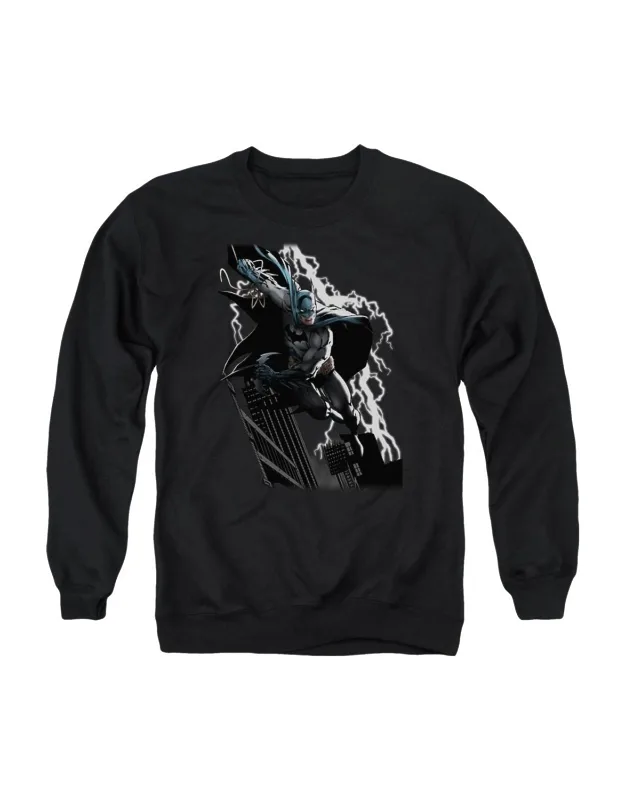 Justice League Of America Lighting Crashes Crewneck Sweatshirt