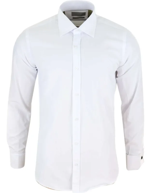White Classic Collar Shirt Premium Cotton