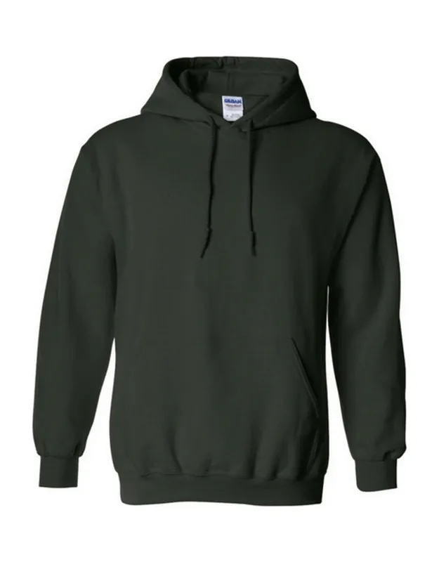 Gildan Heavy Blend Hooded Sweatshirt With Air Jet Spun Yarn And Pouch Pocket