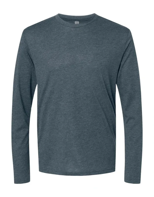 Next Level Triblend Long Sleeve T-shirt, 4.3 Oz., 50/25/25 Polyester/combed Ringspun Cotton/rayon
