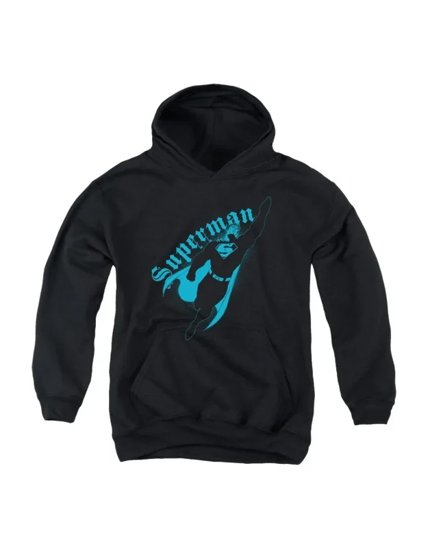 Superman Darkness Youth Pull Over Hoodie - Stylish And Great For Everyday Wear