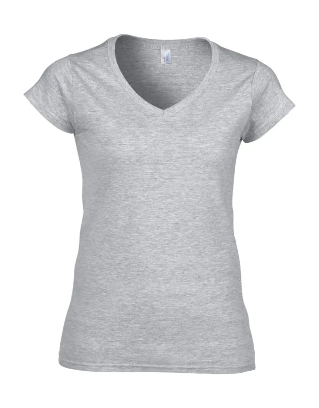 Soft Style Short Sleeve V-neck T-shirt